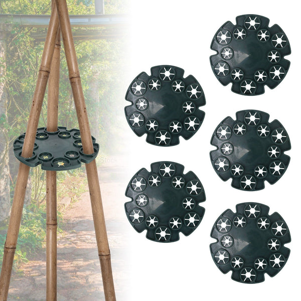 Planet Gates Dark Green 1pc Garden Retainer Plant Retainer Disc Flower Prop Climbing Pergola (plant Fixing Shelf) Plant Climbing Support Rack Climbing Rattan Rack, Home Decor Indoor Planting Supplies, Hanging Pot For Green Plants