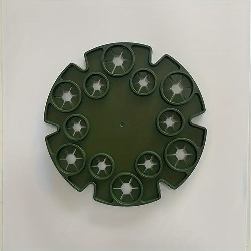 Planet Gates Dark Green 1pc Garden Retainer Plant Retainer Disc Flower Prop Climbing Pergola (plant Fixing Shelf) Plant Climbing Support Rack Climbing Rattan Rack, Home Decor Indoor Planting Supplies, Hanging Pot For Green Plants