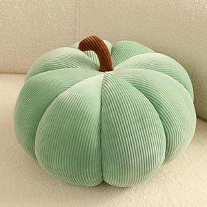 Planet Gates dark green / 35cm Kawaii Nordic Halloween Pumpkin Plush Toy Plushie Soft Plant Stuffed Doll Holidays Props Decorative Throw Pillow for Kids