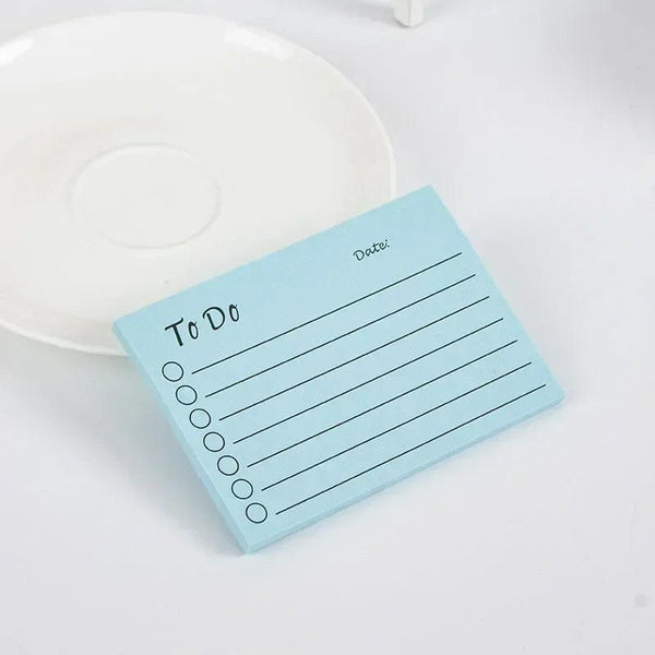 Planet Gates dark green 50sheets Memo Pads Kawaii Solid To Do List Tearable Message Notes Daily Planner Sticky Notes Korean Stationery Writing Pads