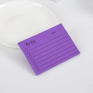 Planet Gates dark green 50sheets Memo Pads Kawaii Solid To Do List Tearable Message Notes Daily Planner Sticky Notes Korean Stationery Writing Pads