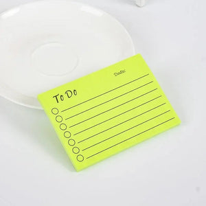 Planet Gates dark green 50sheets Memo Pads Kawaii Solid To Do List Tearable Message Notes Daily Planner Sticky Notes Korean Stationery Writing Pads