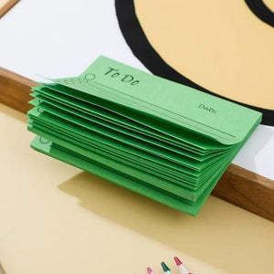 Planet Gates dark green 50sheets Memo Pads Kawaii Solid To Do List Tearable Message Notes Daily Planner Sticky Notes Korean Stationery Writing Pads