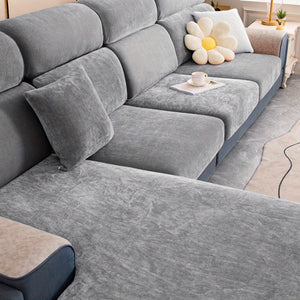 Planet Gates Dark Grey 1 / Three-seater 1pc Thickened Sofa Slipcover Furniture Protector For Bedroom Office Living Room Home Decor Couch Cover