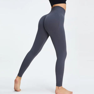 Planet Gates dark grey / L High Waist  Push Up Seamless Sport Legging  Women Yoga Pants Super Stretchy Gym Workout  Tights Sport Leggings Running Pants