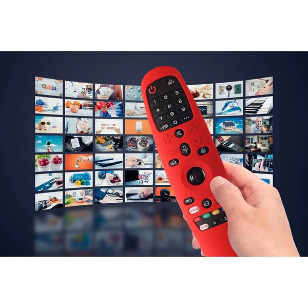 Planet Gates dark grey Soft Silicone Remote Control Case Protective Cover Shockproof LG Smart TV Magic AN-MR650A600 20GA 19BA Replacement Accessories