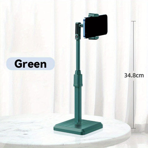 Planet Gates Dark Night Green Mobile Phone Holder, 360 Degree Adjustable Angle And Height Desktop Phone Stand, Lazy Phone Holder, Thick And Friendly Phone Live Stand, Compatible With All Phones