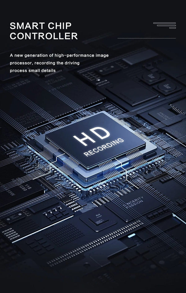 Planet Gates Dash Cam W/ IR Night Vision Loop Recording & 2" IPS Screen 1080P 3 Camera ， DVR recorder, video recorder, Vehicle DVR