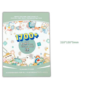 Planet Gates Day/Week/Month Planner Sticker Book DIY Scrapbooking Diary Handbook Decorative Material Stickers Stationery