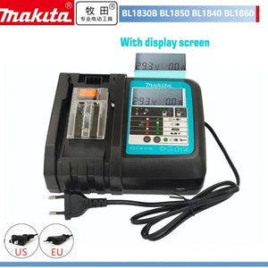 Planet Gates DC18RC LED 100% Original Makita Rechargeable Power Tool Battery, Replaceable LED Lithium-ion, 6.0 Ah 18V LXT BL1860B BL1860BL1850 BL1830