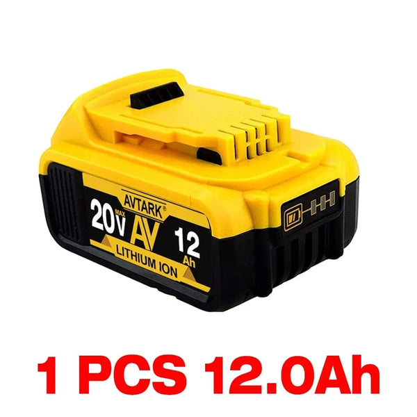 Planet Gates DCB200 20V Battery Compatible with dewalt power Tools 18V 12Ah rechargeable electric tool Lithium batteries 20V 18Volt 18v 12Ah