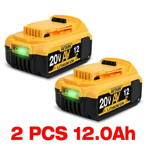 Planet Gates DCB200 20V Battery Compatible with dewalt power Tools 18V 12Ah rechargeable electric tool Lithium batteries 20V 18Volt 18v 12Ah
