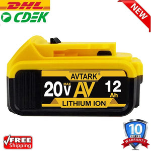 Planet Gates DCB200 20V Battery Compatible with dewalt power Tools 18V 12Ah rechargeable electric tool Lithium batteries 20V 18Volt 18v 12Ah