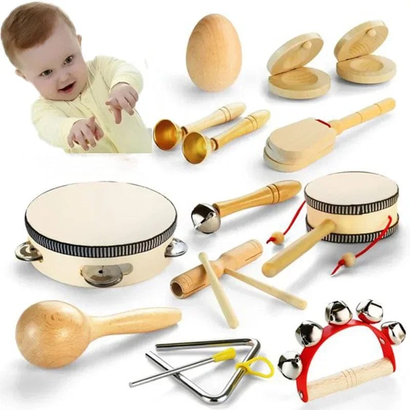 Planet Gates DD657 Musical Instruments For Baby 1 2 3 Years Montessori Baby Wooden Toys Child Game Interactive Music Toys Educational Toys For Baby