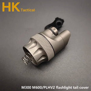 Planet Gates DE For M600 PLHV2 / CHINA M600 M300 Flashlight Switch Accessories Scout Light  Weaponlight Switch For Surefire PLH-V2 TAILCAP REAR CAP