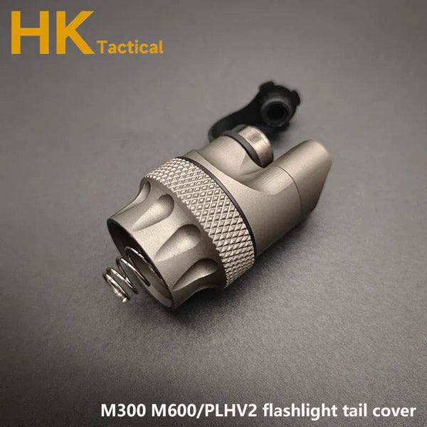 Planet Gates DE For M600 PLHV2 / CHINA M600 M300 Flashlight Switch Accessories Scout Light  Weaponlight Switch For Surefire PLH-V2 TAILCAP REAR CAP