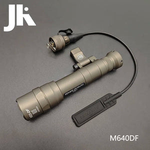 Planet Gates DE M640DF 1400LM / CHINA Sotac Surefir Airsoft M600 M300 M640DF M640V M340V M340C Tactical Flashlight M640 M340 Weapon Scout Light 20MM Picatinny Rail