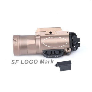 Planet Gates DE SF XH35 / CHINA Surefir Tactical X300 X300U Ultra X300V XH35 Metal Pistol Gun Strobe LED Light Fit 20mm Rail Airsoft Weapon Hunting Flashlight