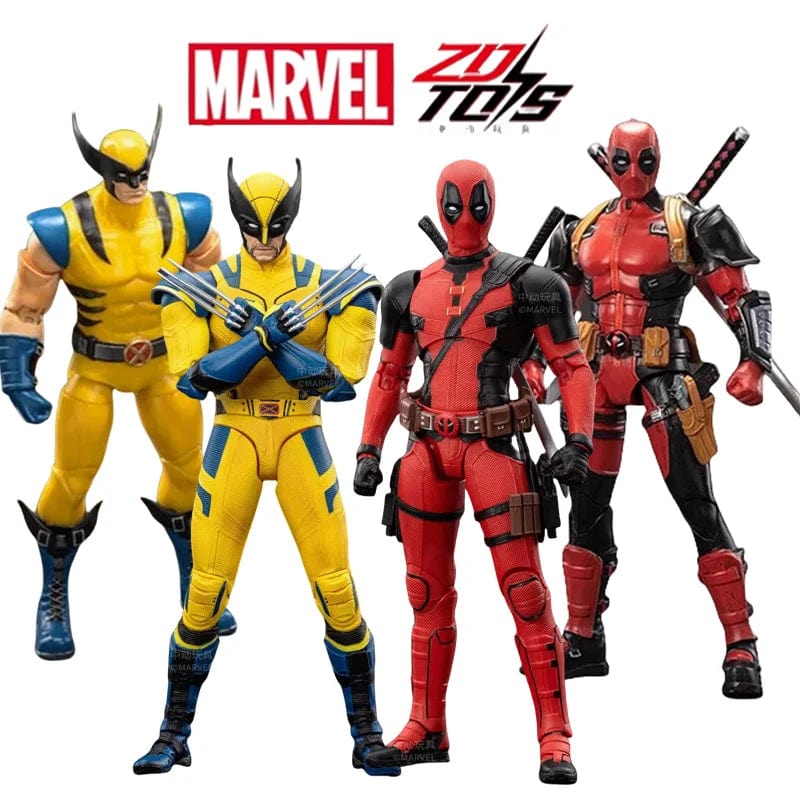 Planet Gates Deadpool 2024 movies Deadpool & Wolverine Figures ZD Toys DDeadpool & Friend Collection Adult Action Figures Kids Gift