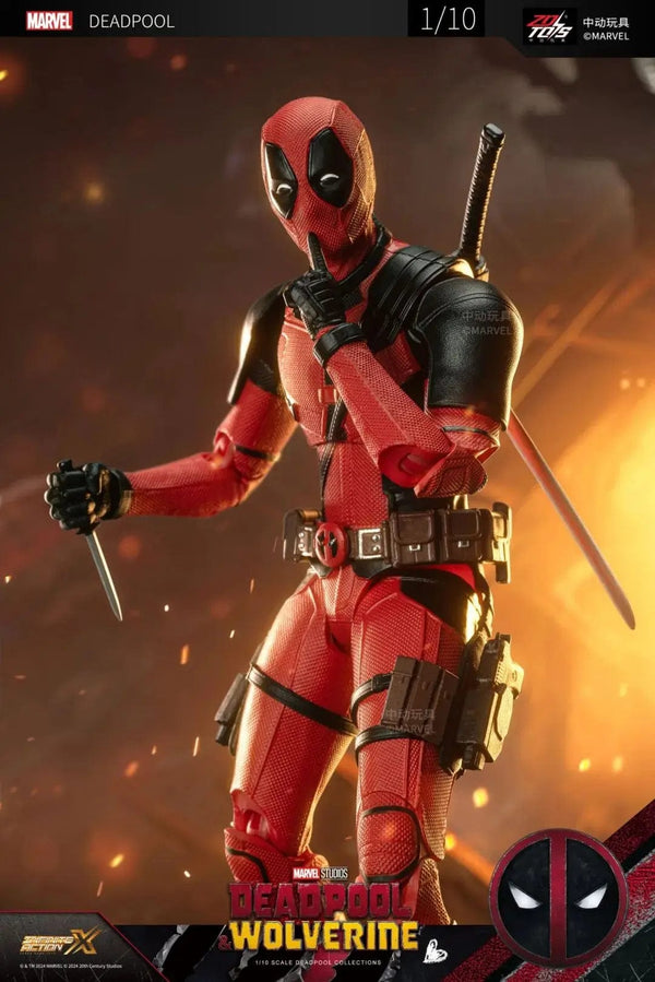 Planet Gates Deadpool 2024 movies Deadpool & Wolverine Figures ZD Toys DDeadpool & Friend Collection Adult Action Figures Kids Gift