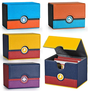 Planet Gates Deck Card Case Game PTCG 100+ Card Deck Case Storage Box MTG Board Toy Game Collection Cards Organiser  Card Deck Box Gift