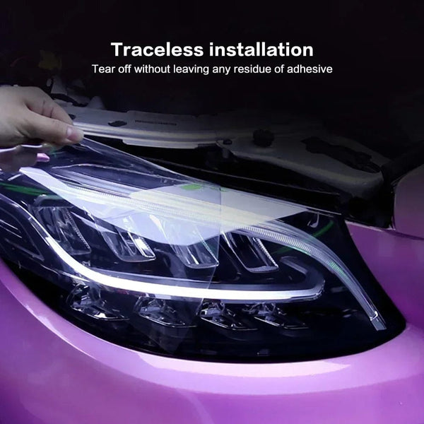 Planet Gates Deep Black / 30X200cm 30*200cm Car Headlight Tint Fog Light Taillight Smoke Black Tint Vinyl Film Waterproof Film for Headlights Car Body Film