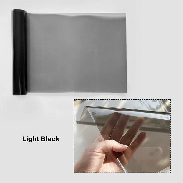 Planet Gates Deep Black / 30X200cm 30*200cm Car Headlight Tint Fog Light Taillight Smoke Black Tint Vinyl Film Waterproof Film for Headlights Car Body Film