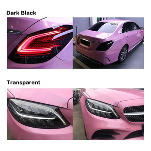 Planet Gates Deep Black / 30X200cm 30*200cm Car Headlight Tint Fog Light Taillight Smoke Black Tint Vinyl Film Waterproof Film for Headlights Car Body Film