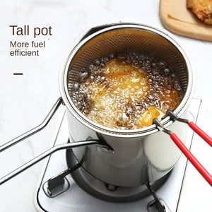 Planet Gates Deep Fry Delicious Meals With This Japanese Tempura Frying Pot - Perfect For French Fries, Chicken & More!