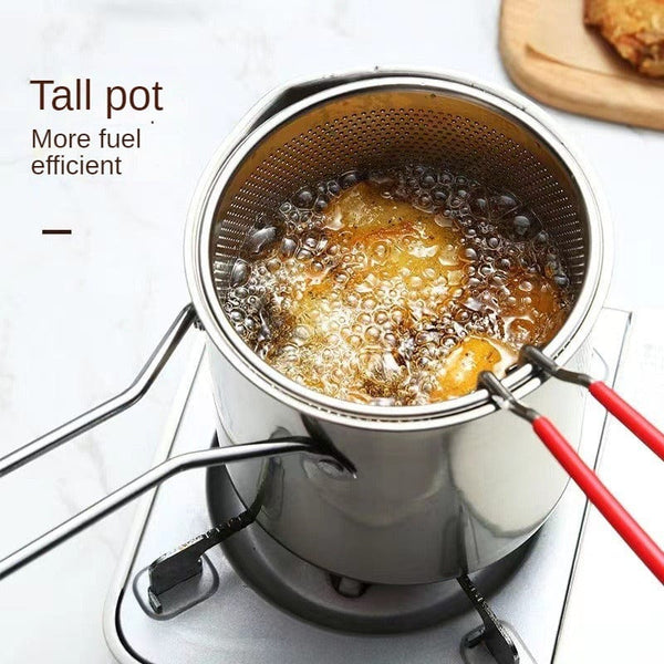 Planet Gates Deep Fry Delicious Meals With This Japanese Tempura Frying Pot - Perfect For French Fries, Chicken & More!