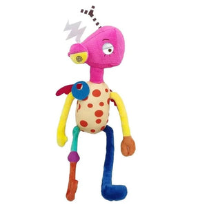 Planet Gates DeepPink The Amazing Digital Circus Plush Pomni and Jax Plushie Doll Toys Cute Stuffed Animal Birthday for Kids Children Christmas