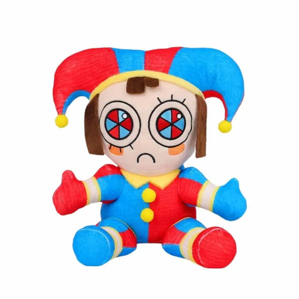 Planet Gates DeepPink The Amazing Digital Circus Plush Pomni and Jax Plushie Doll Toys Cute Stuffed Animal Birthday for Kids Children Christmas