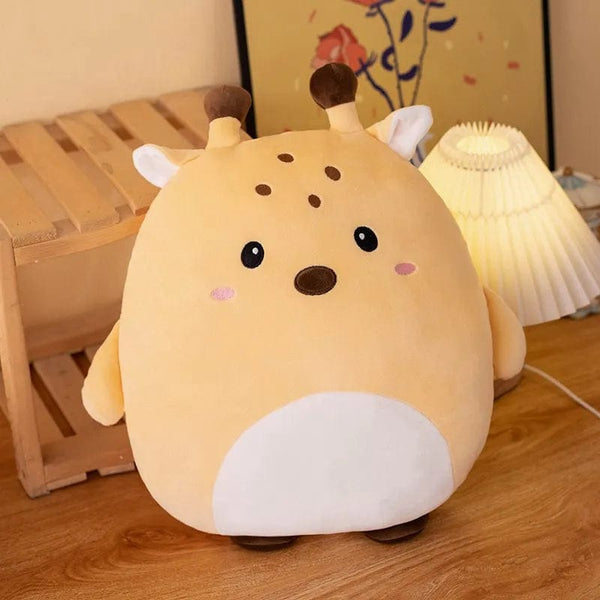 Planet Gates Deer / 40cm 40cm Cuddly Squishy Penguin Pig Rabbit Panda Crab Kawaii Zoo Animal Plush Pillow Soft Plushie Peluche Doll Kids Birthday Gift