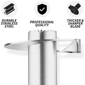 Planet Gates Default 1pc Stainless Steel Pineapple Core Extractor