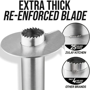 Planet Gates Default 1pc Stainless Steel Pineapple Core Extractor