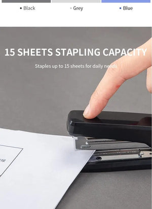 Planet Gates DELI Office Stapler No. 10 Stapling Machine Paper Binding Tools Staples Stationery Office Supplies