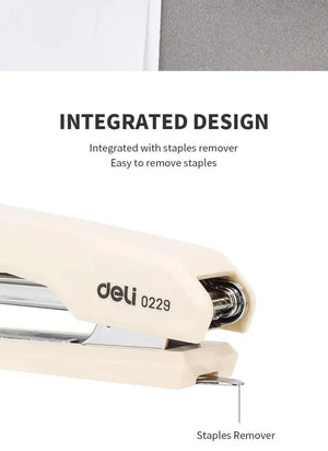 Planet Gates DELI Office Stapler No. 10 Stapling Machine Paper Binding Tools Staples Stationery Office Supplies