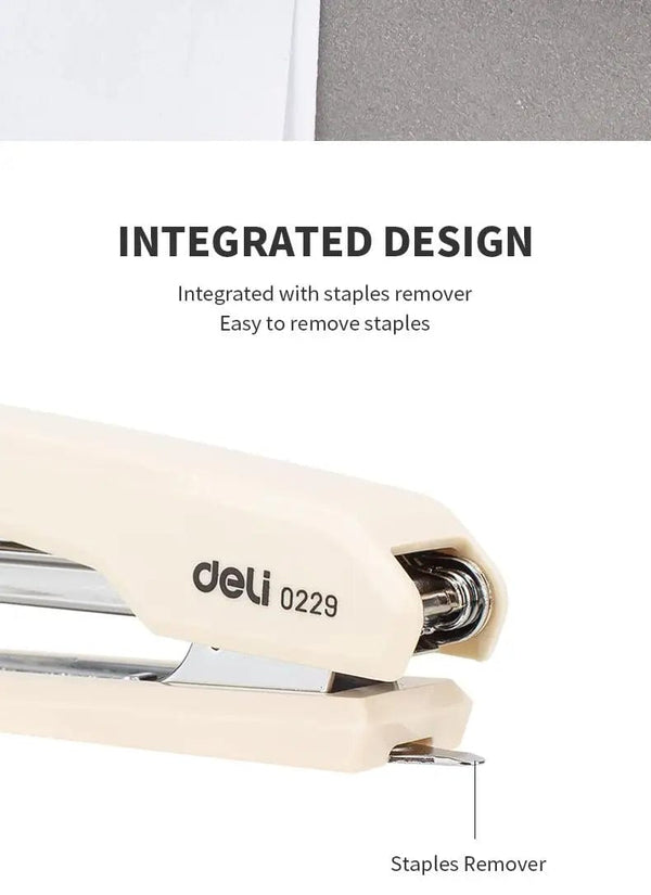 Planet Gates DELI Office Stapler No. 10 Stapling Machine Paper Binding Tools Staples Stationery Office Supplies