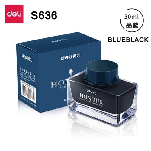 Planet Gates Deli S636 S635 Fountain Pen Ink 30ml 50ml Bottle Black Blue Pen Ink BlackBlue Red Ink Darkblue Ink Wholesale Ink Bottle
