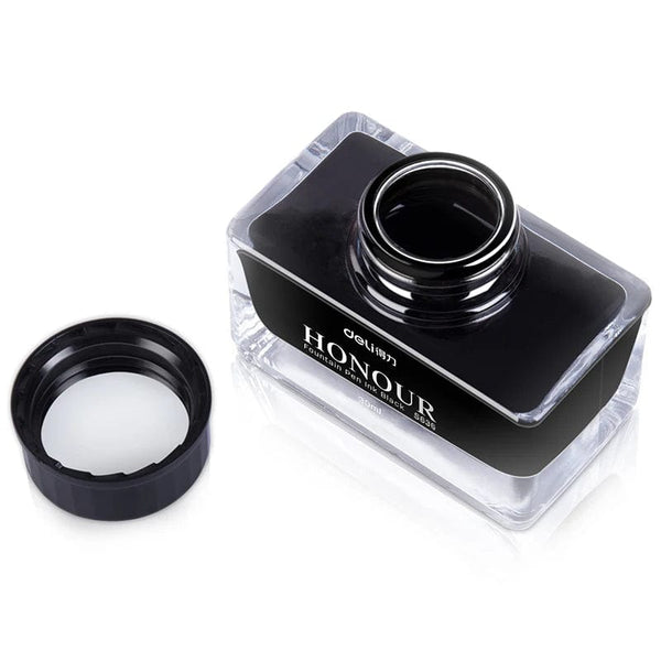 Planet Gates Deli S636 S635 Fountain Pen Ink 30ml 50ml Bottle Black Blue Pen Ink BlackBlue Red Ink Darkblue Ink Wholesale Ink Bottle