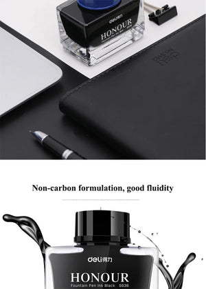 Planet Gates Deli S636 S635 Fountain Pen Ink 30ml 50ml Bottle Black Blue Pen Ink BlackBlue Red Ink Darkblue Ink Wholesale Ink Bottle
