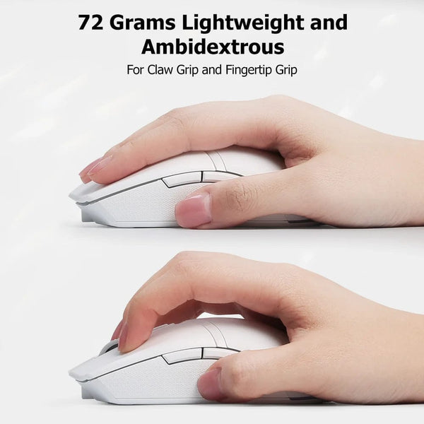 Planet Gates Delux M800 PAW3395 Wireless Gaming Mouse RGB light 26000DPI Wired Programmable Ergonomic Rechargeable Mice for PC Laptop Gamer