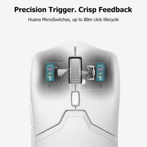 Planet Gates Delux M800 PAW3395 Wireless Gaming Mouse RGB light 26000DPI Wired Programmable Ergonomic Rechargeable Mice for PC Laptop Gamer