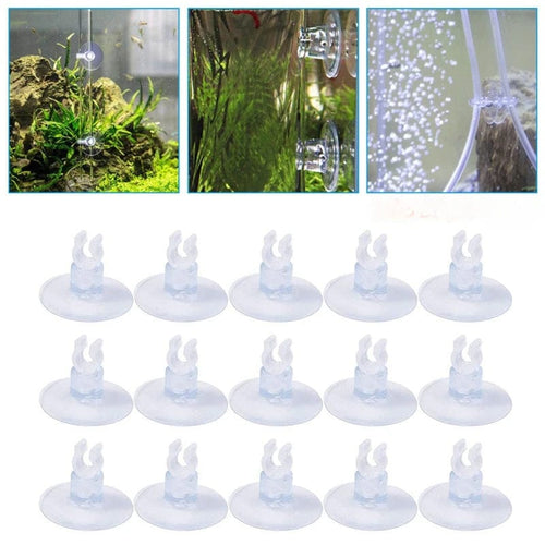 Planet Gates Delysia King  10pcs  Aquarium Air Pipeline Pipe Sucker Fish Tank Accessories