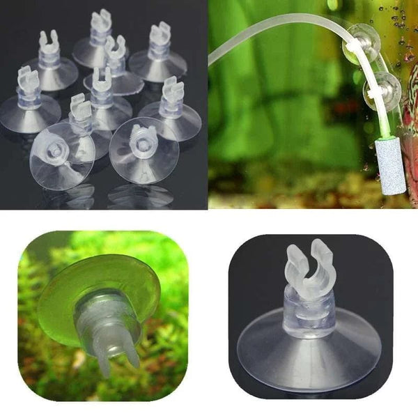 Planet Gates Delysia King  10pcs  Aquarium Air Pipeline Pipe Sucker Fish Tank Accessories