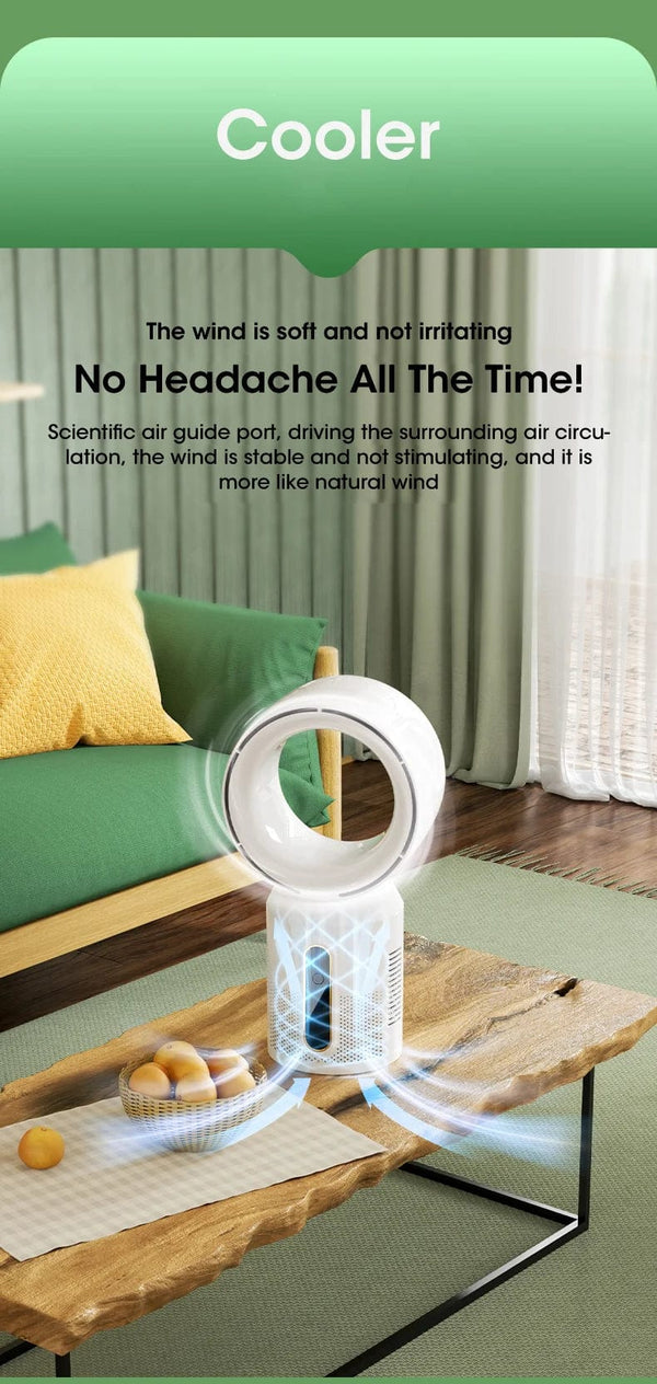 Planet Gates Desktop Bladeless Electric Fan Table Fan 5 Speed Tower Fan For Baby Cooler Air Conditioner USB Rechargeable Cooler Fan