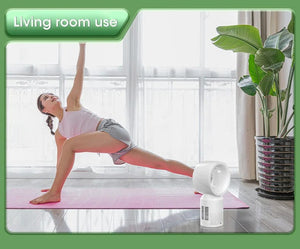 Planet Gates Desktop Bladeless Electric Fan Table Fan 5 Speed Tower Fan For Baby Cooler Air Conditioner USB Rechargeable Cooler Fan