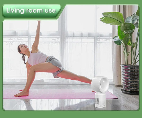 Planet Gates Desktop Bladeless Electric Fan Table Fan 5 Speed Tower Fan For Baby Cooler Air Conditioner USB Rechargeable Cooler Fan