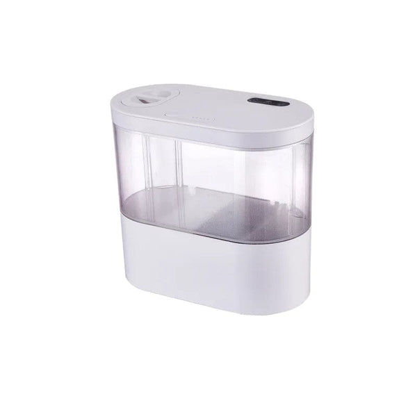 Planet Gates Desktop Creative Mini Aquarium Fish Tank with Biochemical Filtration System and LED Light Betta Fish Ecological Water Cycle