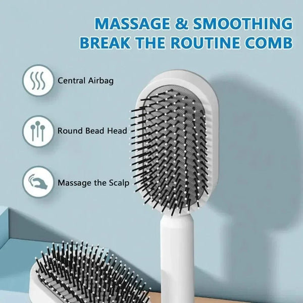 Planet Gates Detangling Hair Brush Scalp Massager Massage Brush 3D Air Cushion Tangled Hair Comb Curly Combs Barber Salon Hair Styling Tools